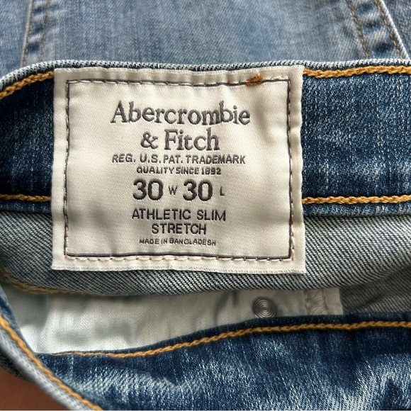 Abercrombie & Fitch Athletic Slim Stretch Jeans - Picture 3 of 11